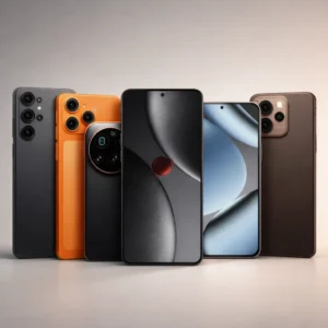 Top 5 beste camera smartphones van 2026 met Samsung, iPhone, Pixel, Xiaomi en Oppo naast elkaar